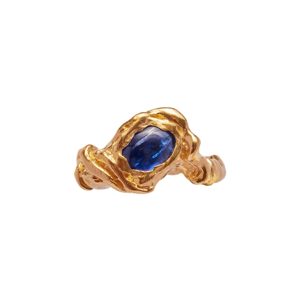 LIANA - Handmade gold plated ring | Simuero