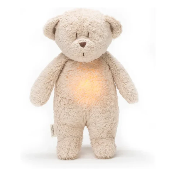 Moonie - Teddy Bear musical nightlight - Sand | Smallable