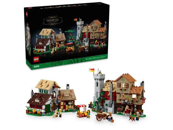 La place de la ville médiévale 10332 | LEGO® Icons | Boutique LEGO® officielle FR