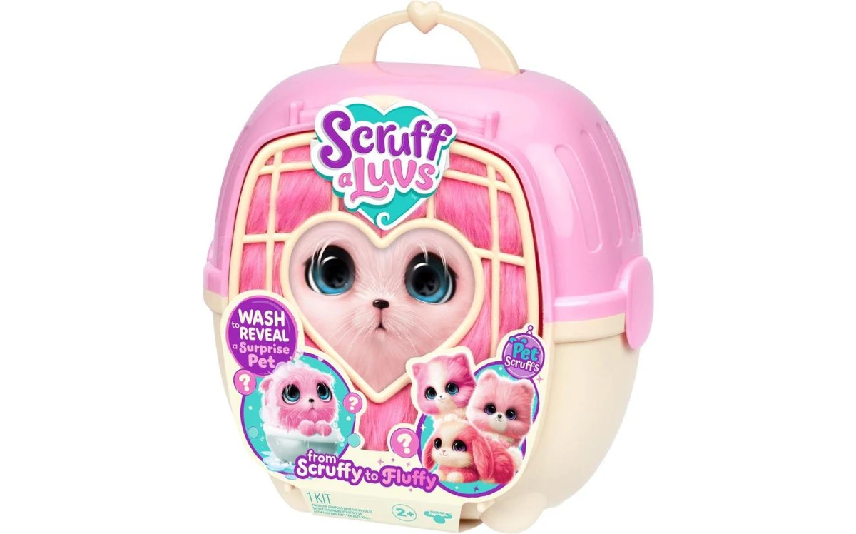 Scruff a Luvs peluche dans un étui de transport