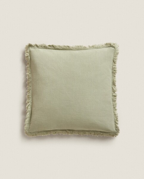 HOUSSE DE COUSSIN FRANGES