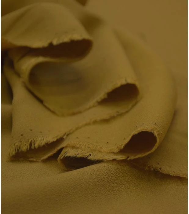 Tissu crêpe de viscose - Bronze