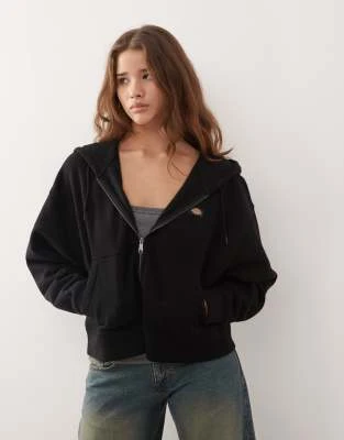 Dickies - Oakport - Sweat à capuche avec fermeture éclair - Noir