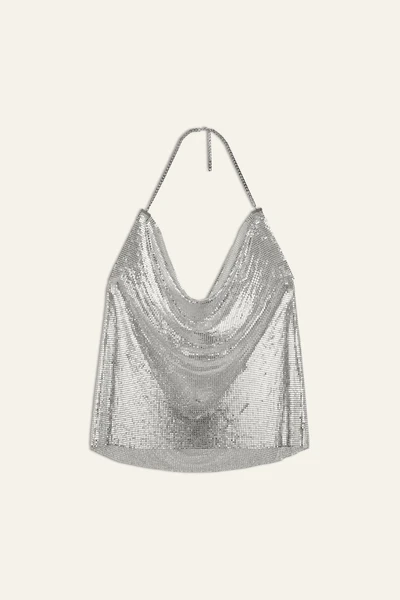 Backless Top Pepita Grey // ba&sh BE