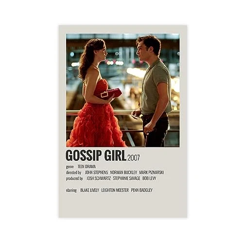 Poster Gossip Gilrl Movie Poster2 - Décoration murale - Pour salon, chambre à coucher, décoration sans cadre : 30 x 45 cm