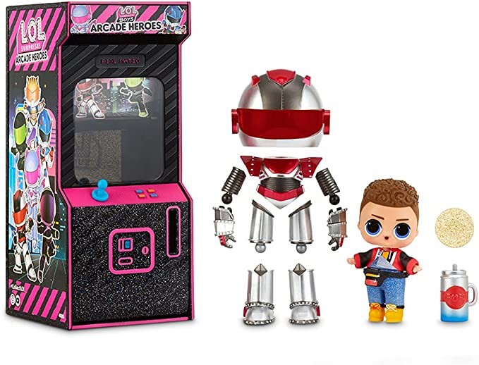 LOL Surprise Garçons Héros d'Arcade - Figurine d'action - Avec 15 surprises, costumes de héros 6 pièces & accessoires : Amazon.fr: Jeux et Jouets