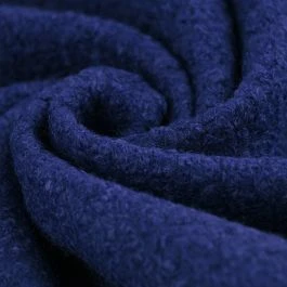 Tissu lainage bouclette Boréal marine