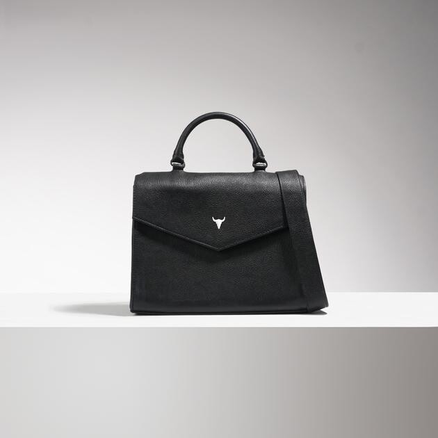 SAC JOÉ - CUIR NOIR