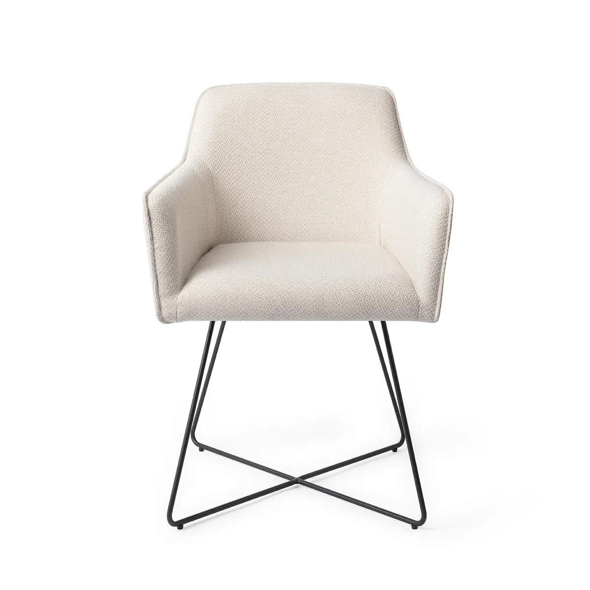 Hofu Dining Chair - Enoki, Cross Black from Jesper Home