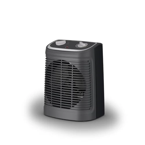 Rowenta Radiateur électrique, Ventilateur, Soufflant, Chauffage d’appoint, Ventilation chaud/froid, 2 vitesses, 2400 W, Silencieux Instant Comfort Compact, Gris/Noir SO2330F2