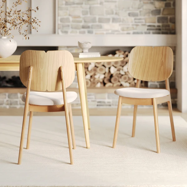 Lot De 2 Chaises Clyde - Beige
