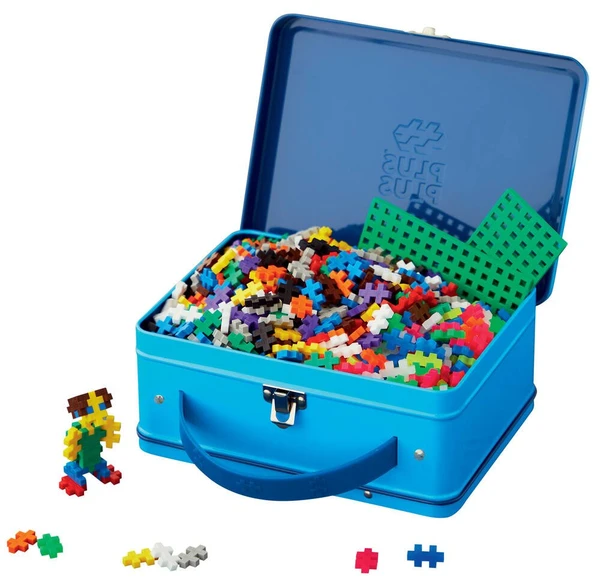 PLUS PLUS - VALISETTE METAL BASIC ET NEON - 600 PIECES