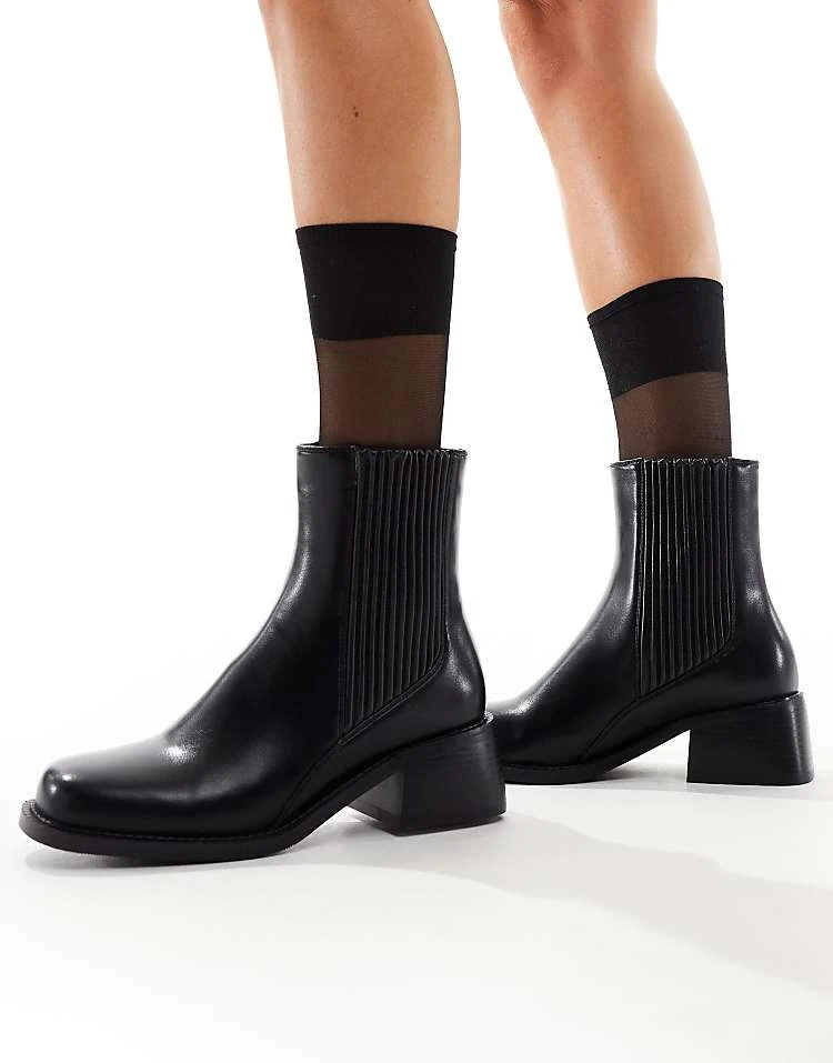SIMMI London - Greyson - Bottines larges - Noir