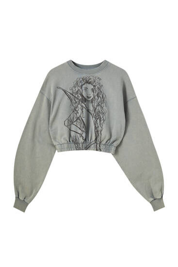 Sweat Mérida Rebelle cropped