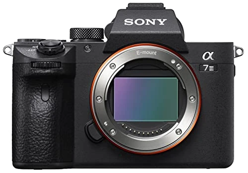 Sony Alpha 7 III | Appareil Photo Numérique Hybride Plein Format ( 24, 2 MP, AF en 0.02s, Suivi des Yeux, stabilisation interne 5 axes, 4K HLG, Batterie Haute Capacité) (ILCE7M3, A7M3)