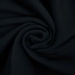 Tissu lainage manteau 40 % laine noir