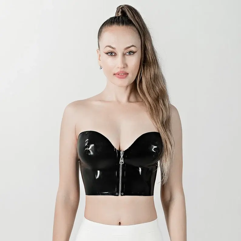 Crop top latex