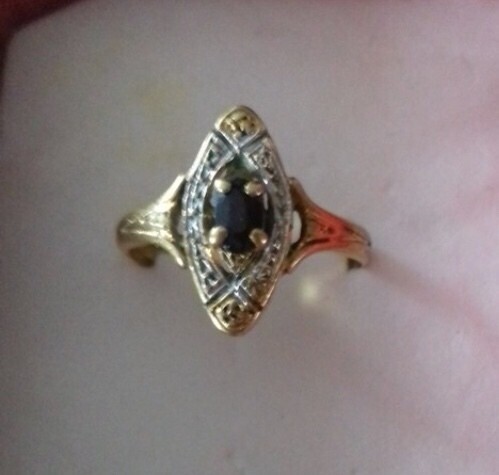 Belle bague marquise Vintage