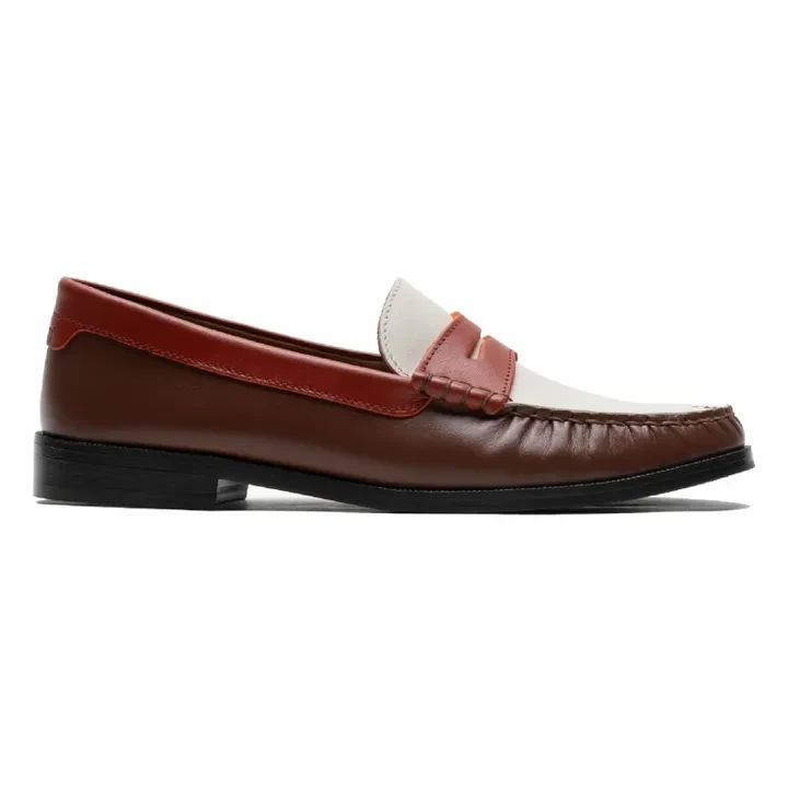 Mocassins Penny Tricolore | Marron