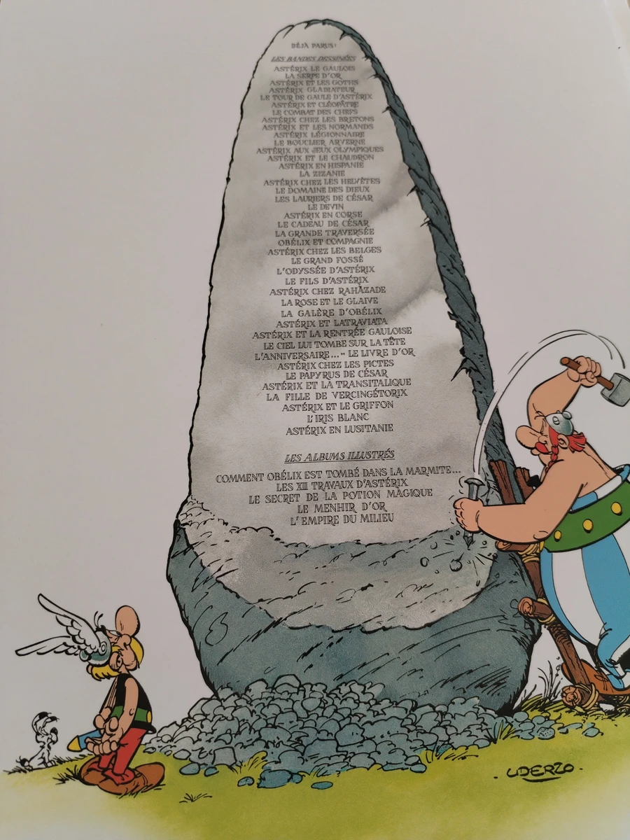 asterix: en Corse, en hispanie, chez les helvetes,chez les bel, légionnaire 