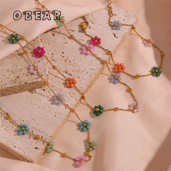 Collier  multicolore 