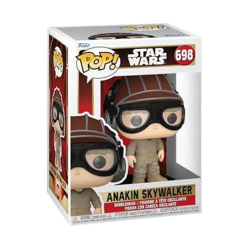 Funko Pop! Star Wars: Star Wars Episode 1 The Phantom Menace Anniversary - Anakin Skywalker with Helmet - Figurine en Vinyle à Collectionner - Idée de Cadeau - Produits Officiels - Movies Fans