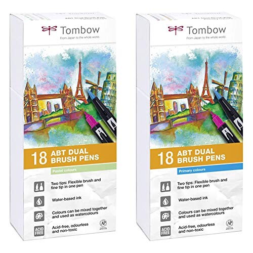 Tombow - brush pens (2 sets)