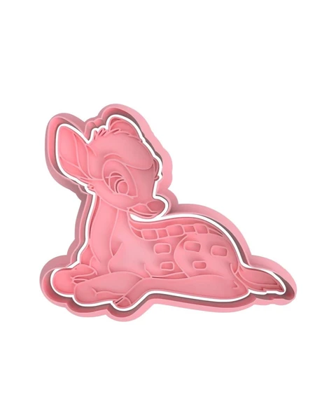 Bambi Cookie Stamp Cutters Fondant Stamp Cutters Mould Cake Cookie Decorating Cutters Tools