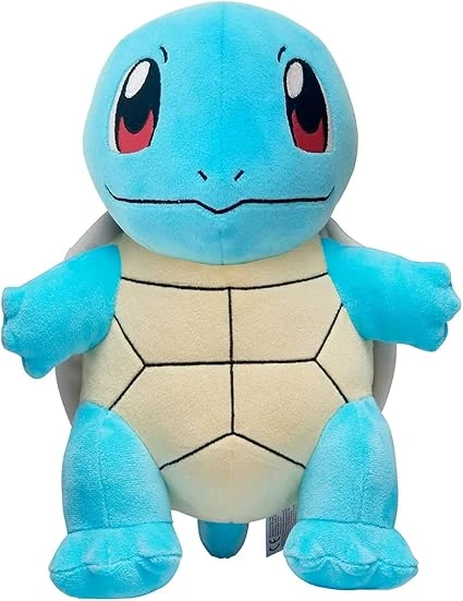 Bandai - Pokémon - Peluche Carapuce (Squirtle) - Peluche 30 cm Toute Douce - JW0058
