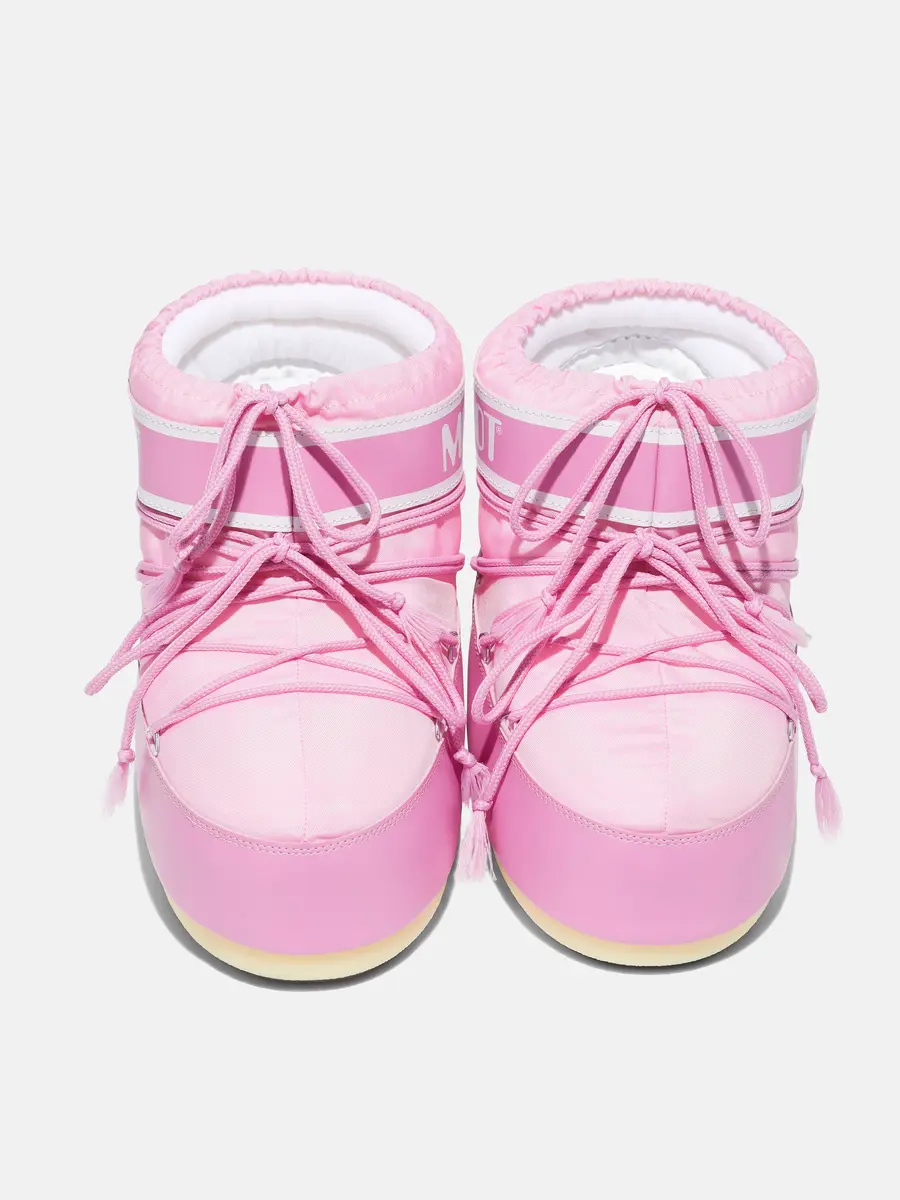 ICON LOW PINK NYLON BOOTS pink | Boutique Officielle Moon Boot® FR