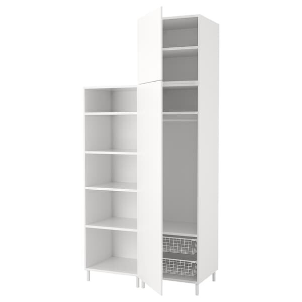 PLATSA Armoire-penderie - blanc/Fonnes blanc - IKEA