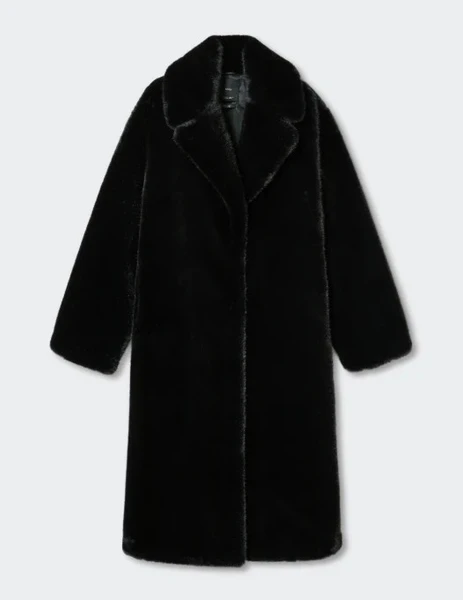 Manteau oversize en fausse fourrure