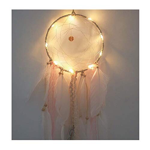 Guirlande Lumineuse Boule Coton Led Romantique, Dotbuy Decoration
