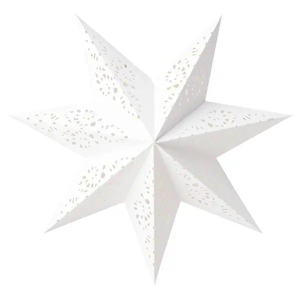 STRÅLA Abat-jour - dentelle/blanc 48 cm