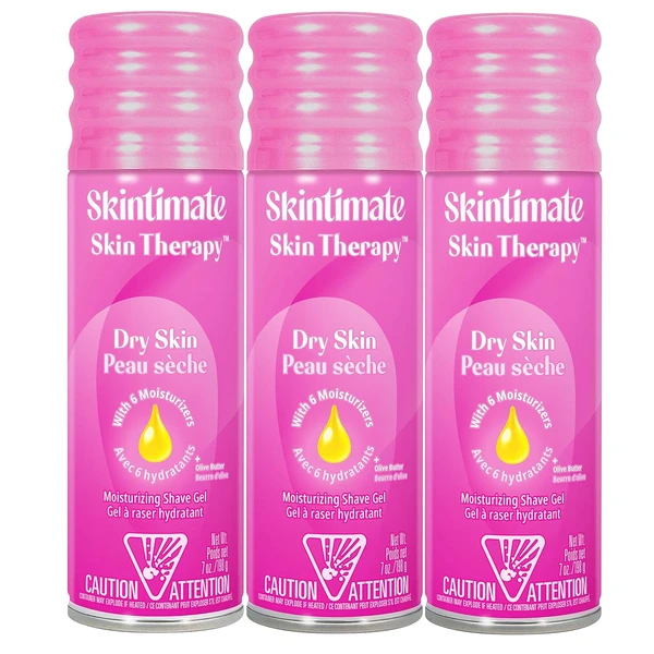 Skintimate | Skin Therapy Dry Skin Shave Gel for Women, 3 Pack