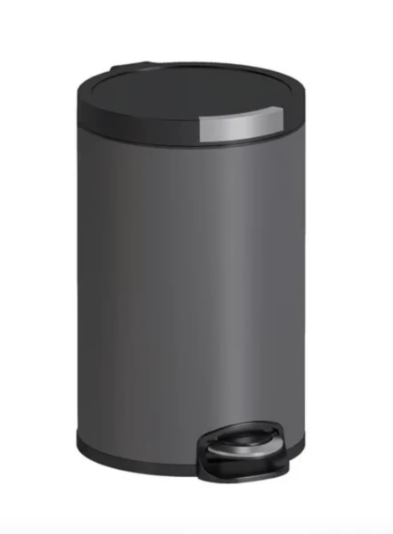 Poubelle noir mat Essentials 5L