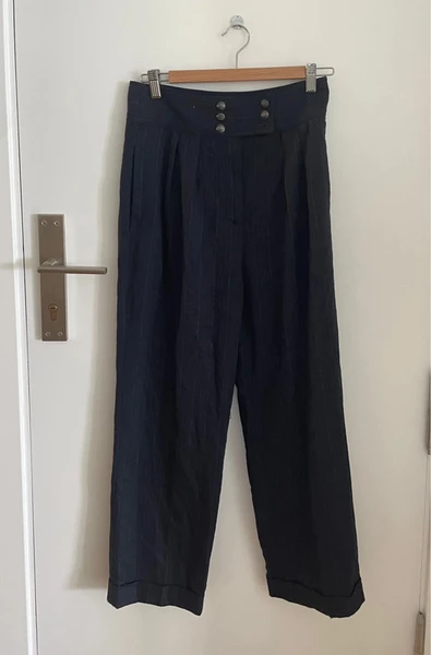 Pantalón de vestir ancho Massimo Dutti S