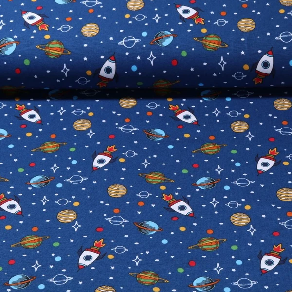 Jersey - Fusées Bleu