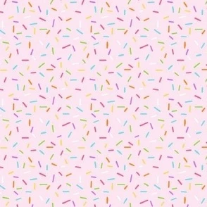 Rainbow Sprinkles on cherry blossom - Fabric | Spoonflower