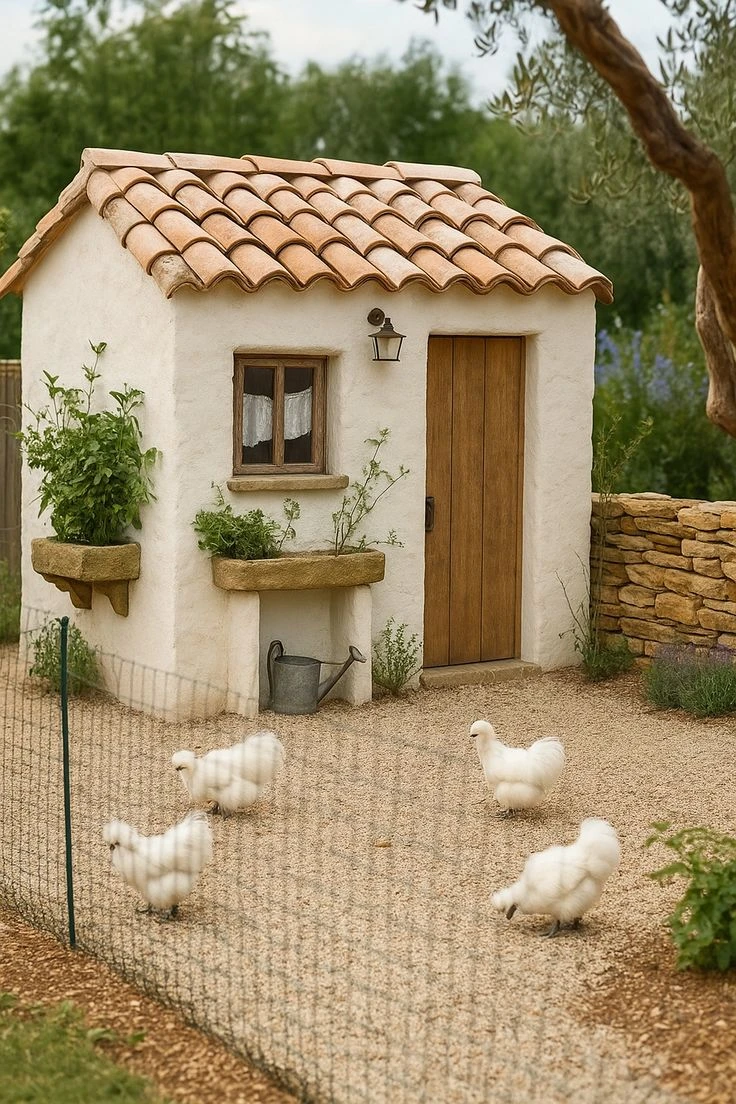 Hühnerstall Mediterran