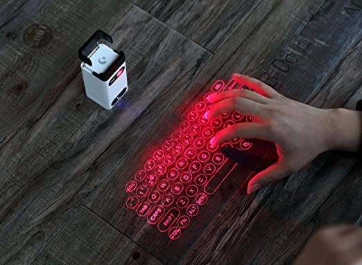 Amazon.com: AGS World's Most Advanced Wireless Laser Projection Bluetooth Virtual Keyboard & Mouse for iPhone, Ipad, Smartphone and Tablets: Electronics