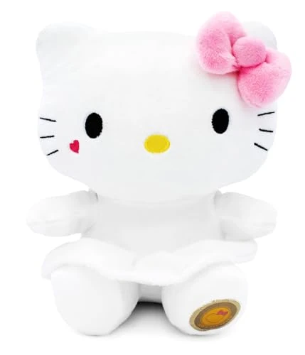 Joy Toy - Hello Kitty Ange Peluche 24 cm avec Sac à Main en Carton