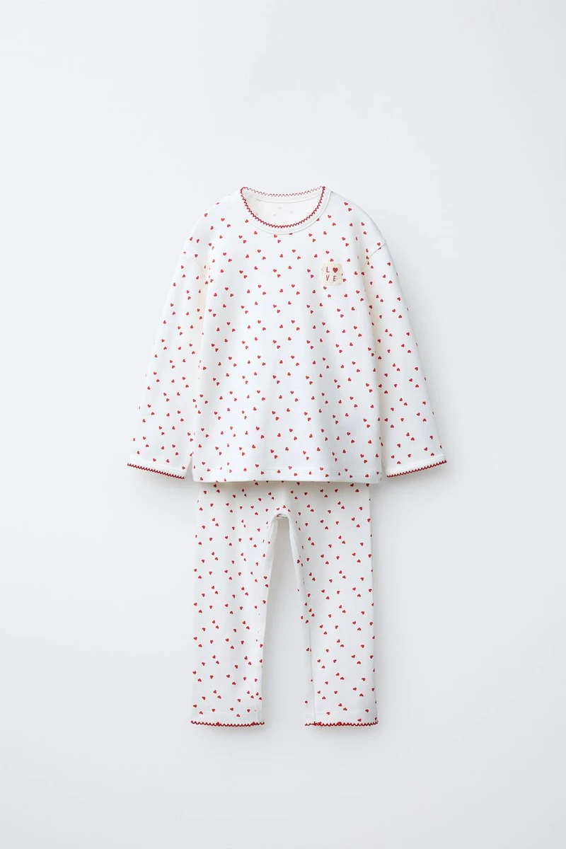 1 1/2-6 ANS/ PYJAMA CŒURS