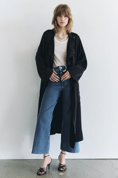 JEAN ZW MARINE DROIT À TAILLE HAUTE