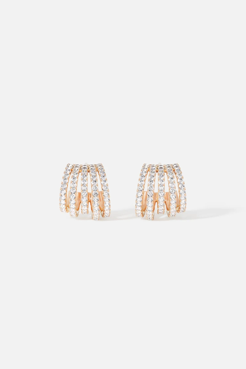 Boucles d'oreilles 5 Anneaux APM Monaco