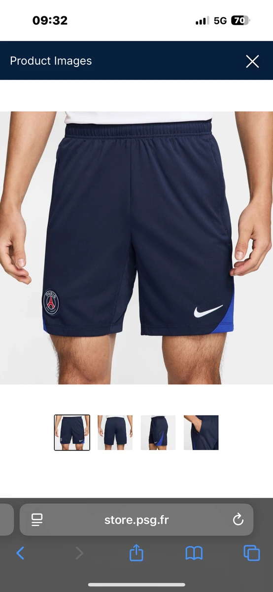 Short d'entraînement PSG Nike Dri-FIT 25/26 - Bleu