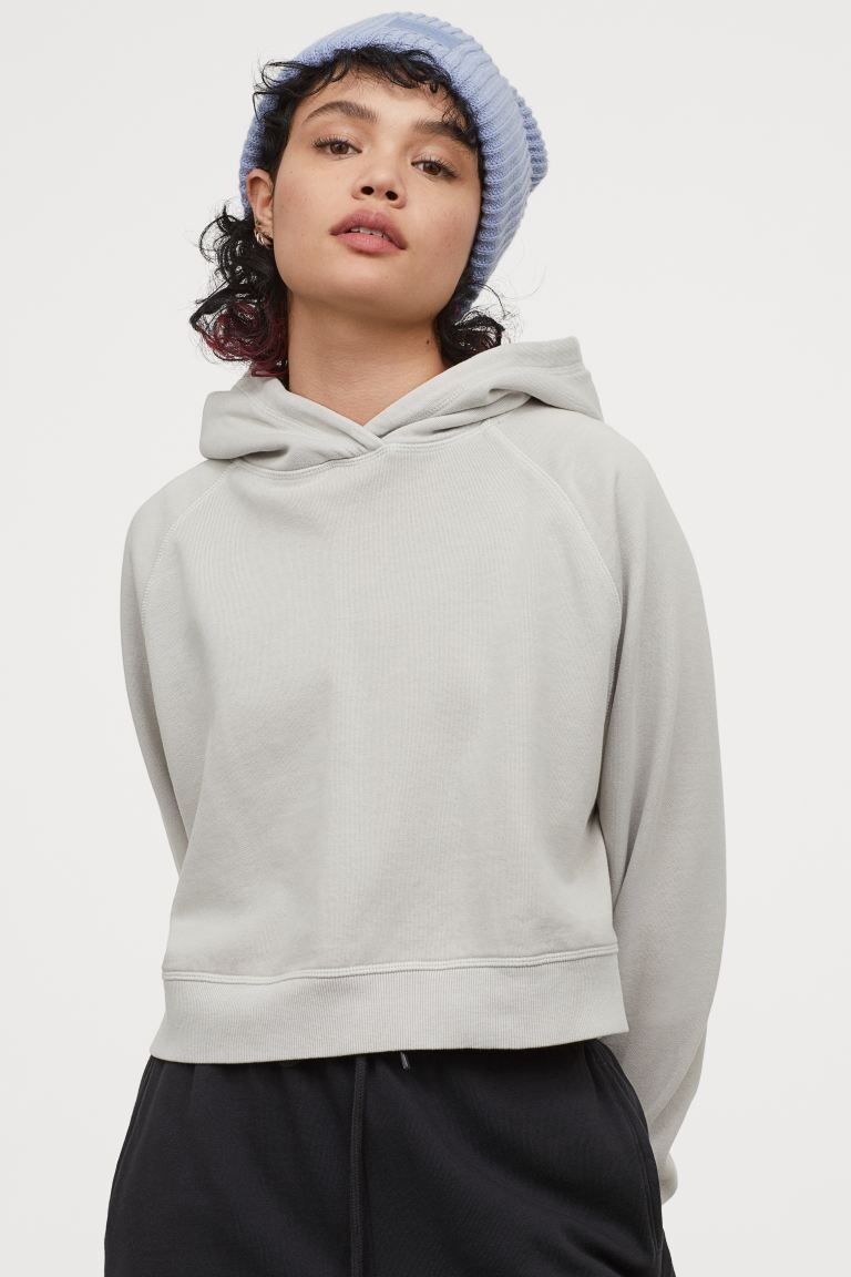 Sweat court avec capuche
