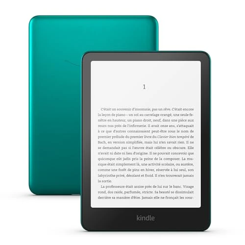 Amazon Kindle Paperwhite Signature Edition (Nouvelle génération) - Notre modèle le plus rapide avec éclairage avant à réglage automatique et charge sans fil - 32 Go - Vert métallisé