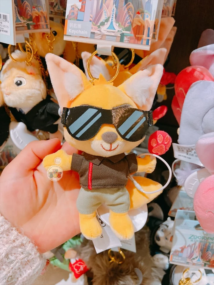 SHDL - Zootopia x Finnick with Sunglasses Plush Keychain