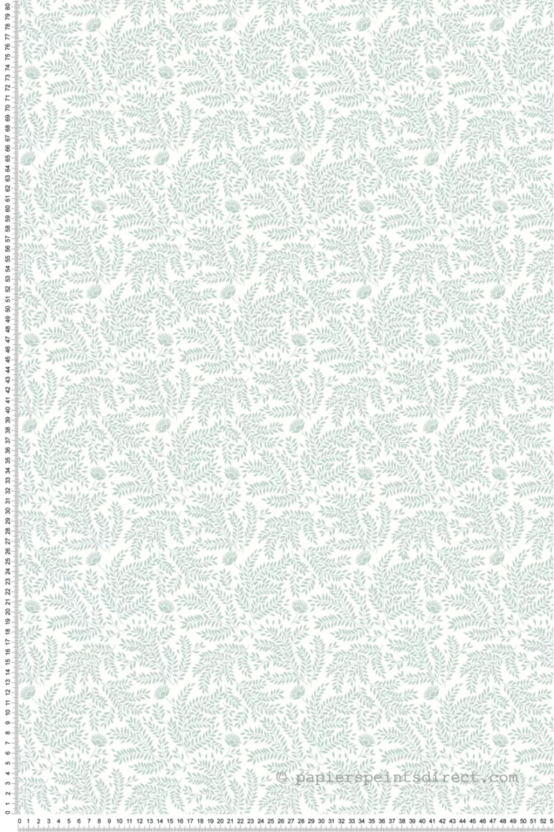 Papier Peint Feuillage Nature vert d'eau - Tartine et Chocolat de Lutèce | Réf. LTC-36200304